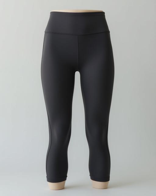 Legging de yoga gris anthracite en matière recyclée